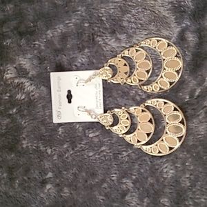 Gold plated earrings